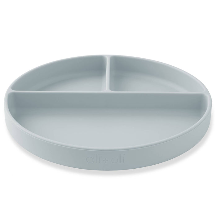 Baby Plate with Suction and  Divided Portions (Sky)