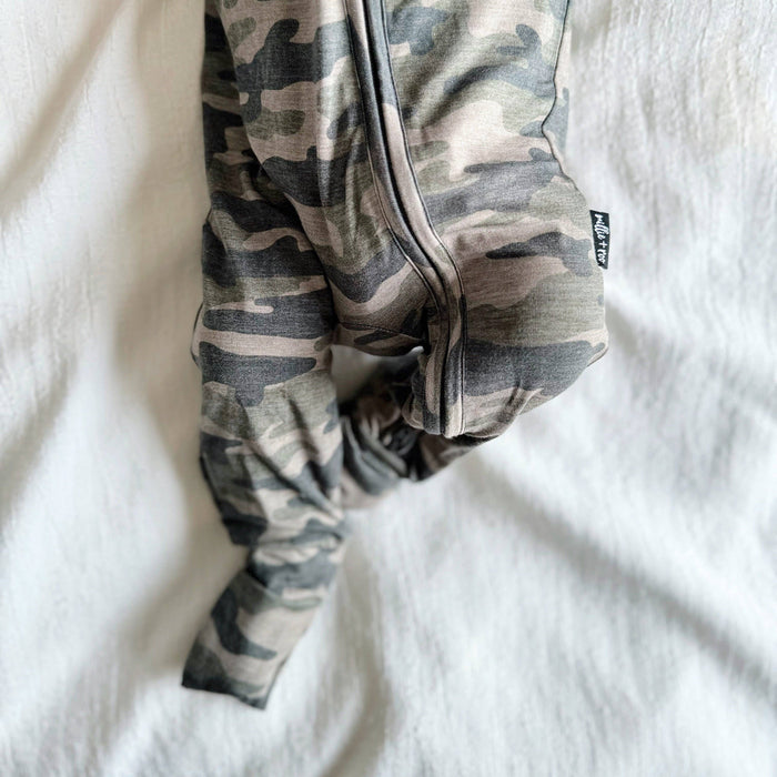 Zip Romper - Camo