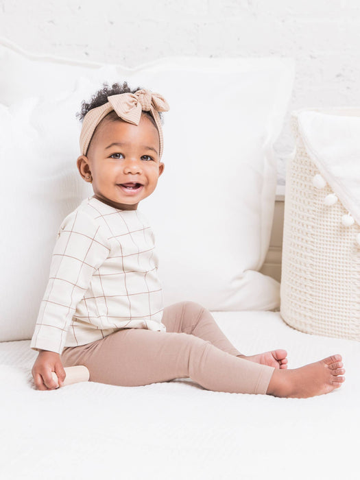 Organic Baby and Kids Leggings - Truffle