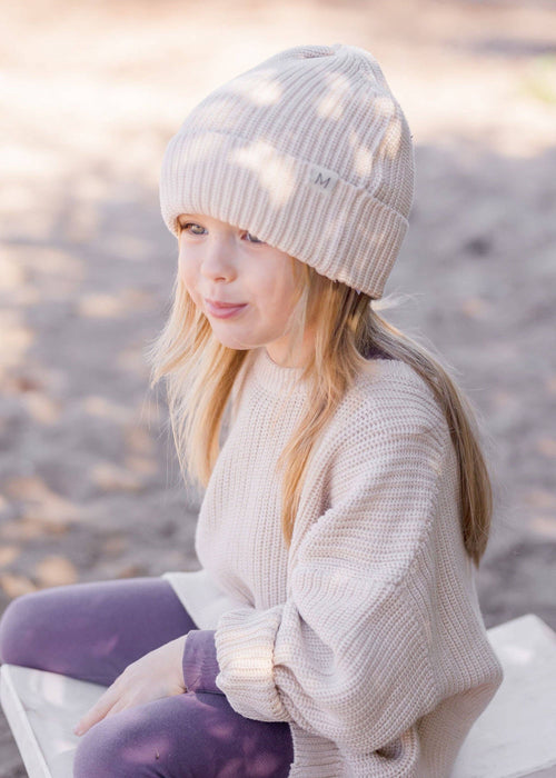 Chunky Knit Beanie | Vanilla