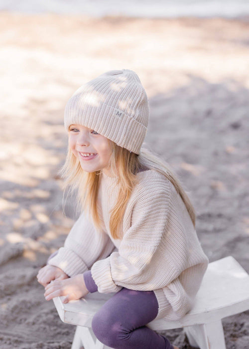 Chunky Knit Beanie | Vanilla