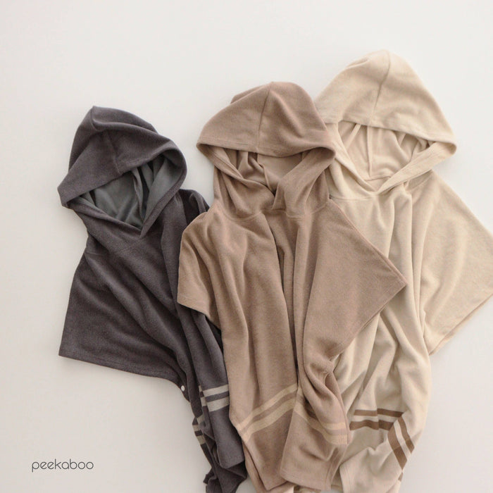 Hooded Terry Beach Cover Up for Toddlers Kids Adults Unisex