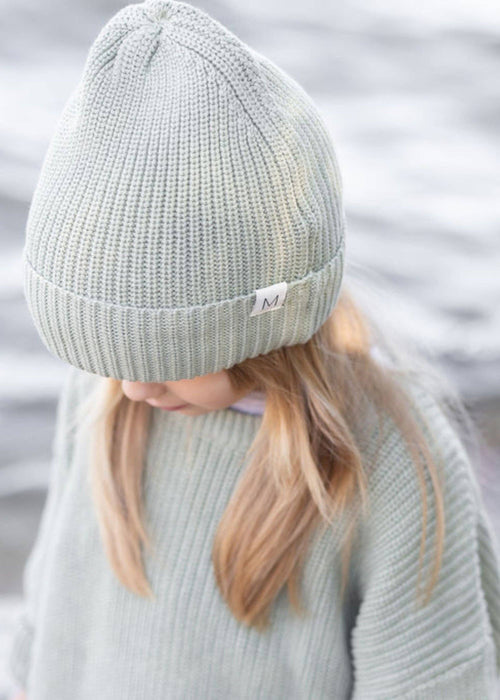 Chunky Knit Beanie | Sage