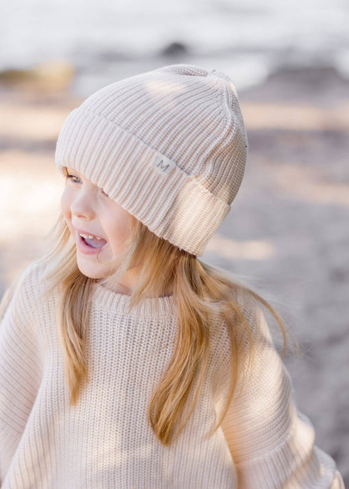 Chunky Knit Beanie | Vanilla