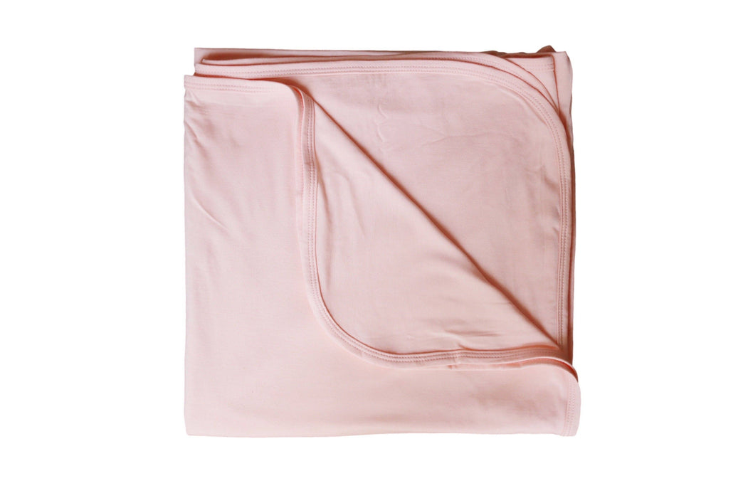 Blush Pink Bamboo Swaddle Blanket