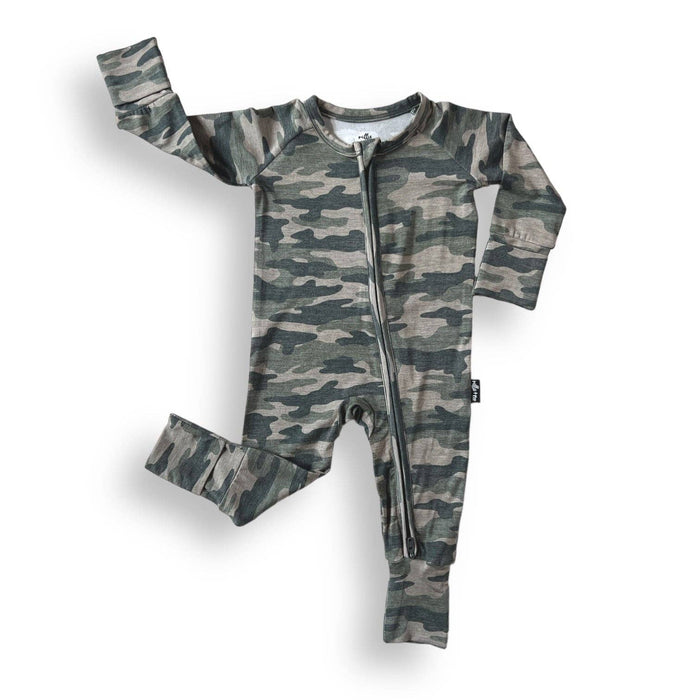 Zip Romper - Camo