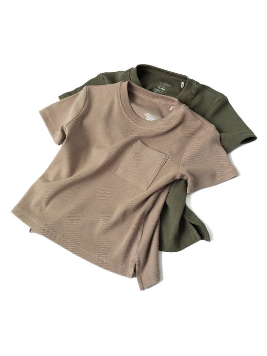 Ribbed Tee - Taupe