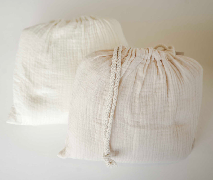 Organic Gauze Crib Sheet - Natural