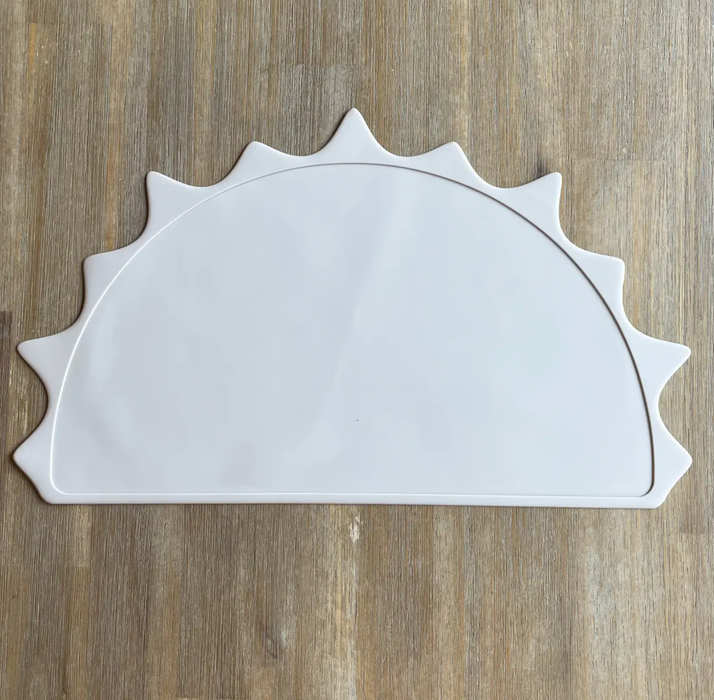 Sun Shape Silicone Placemat Nude– Alabaster Baby