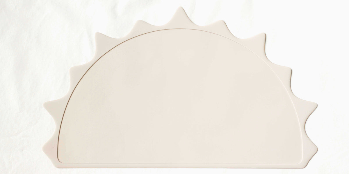 Sun Shape Silicone Placemat Nude